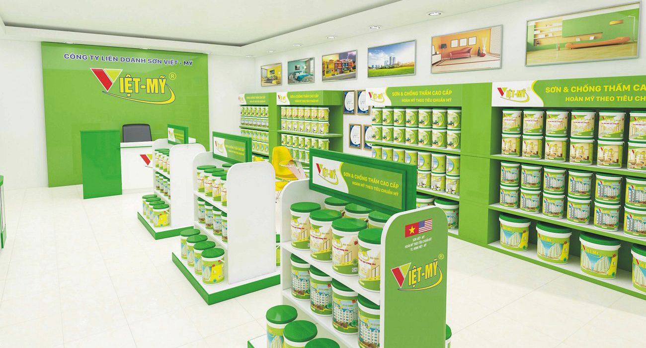 Cửa hàng trưng bầy Sơn Việt Mỹ