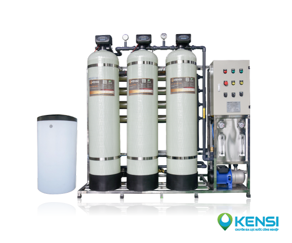 Hệ thống lọc nước công nghiệp RO 1000 L/h thương hiệu Kensi